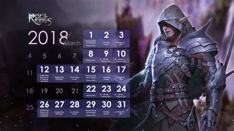 rise of the kings mtx|ROK new calendar! All you need for .